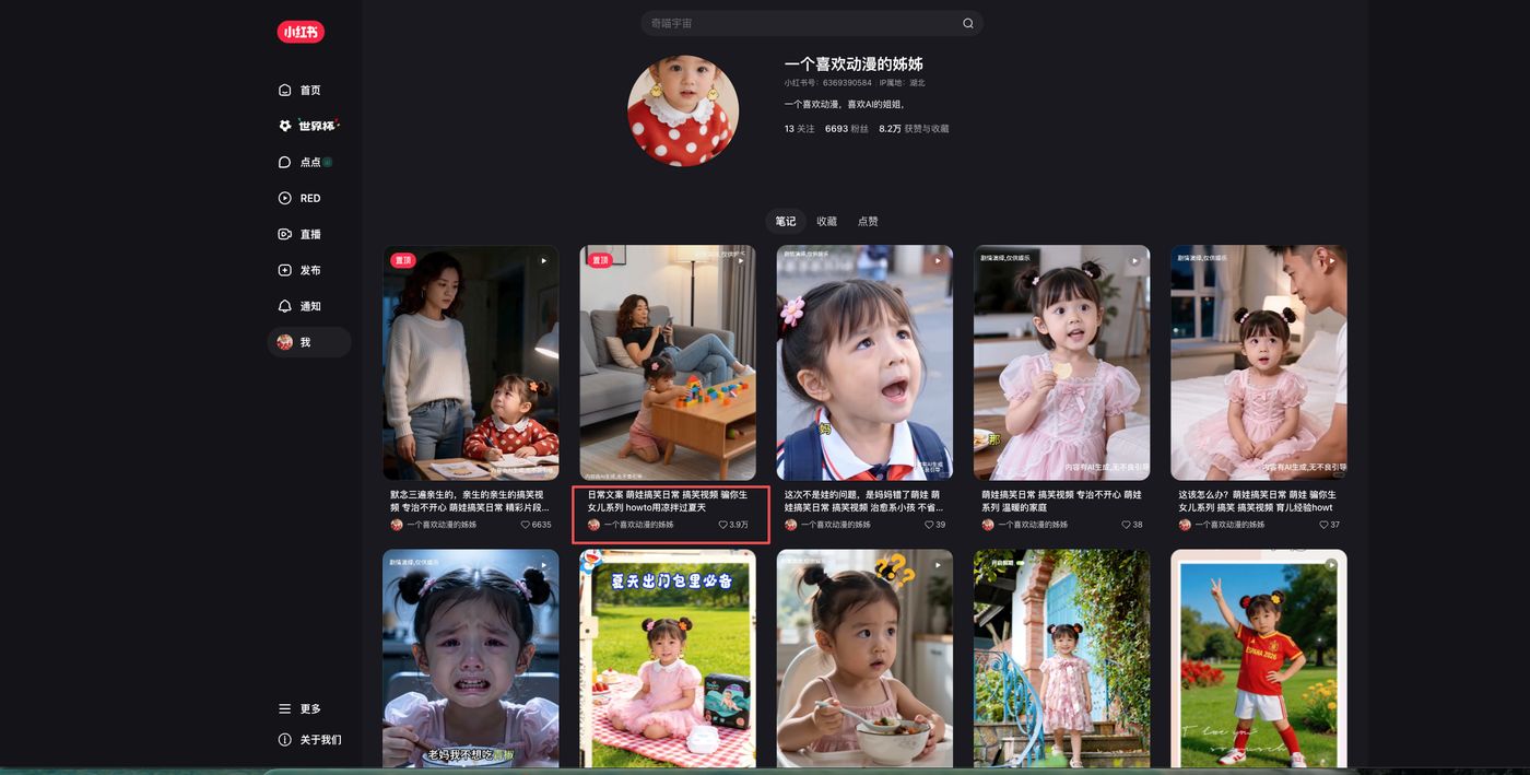 小红书运营界面