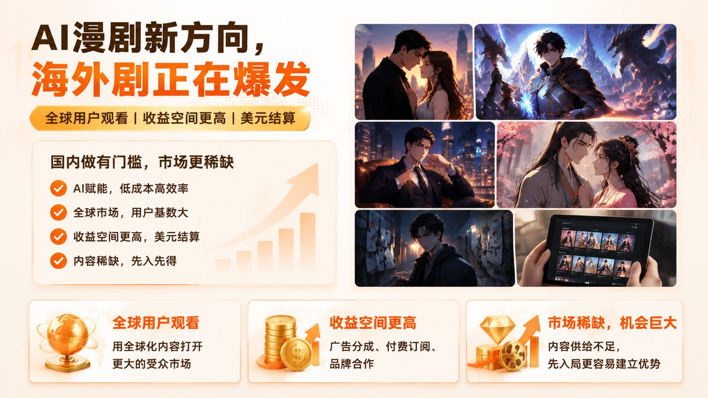 AI漫剧新方向，海外剧正在爆发